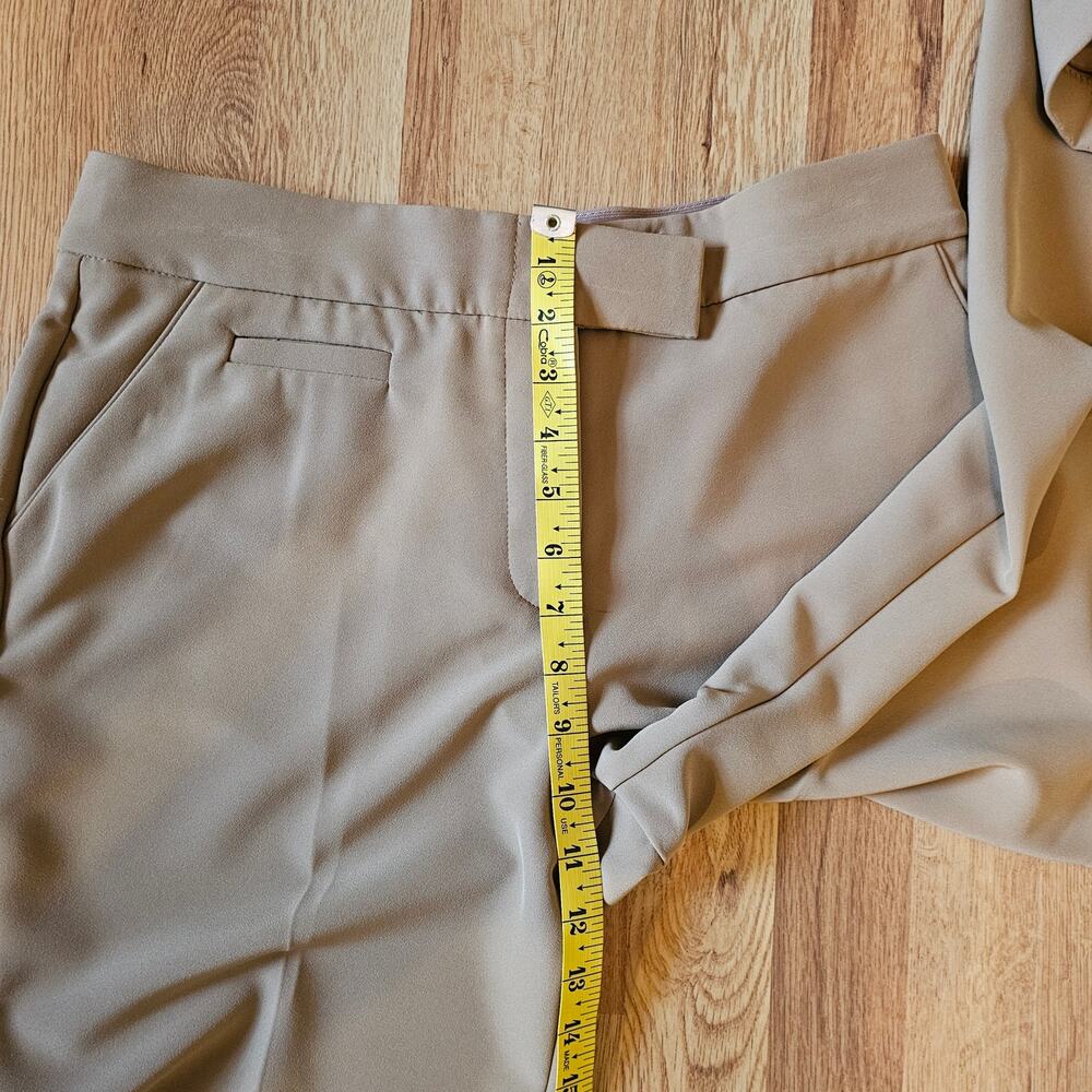 Investments Petites Tan Stretch Straight Leg Dress Pants Women’s Size 8P Career - Picture 8 of 10